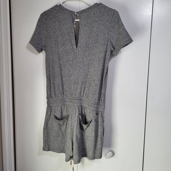 N: PHILANTHROPY Women's SZ XS Distressed Gray Breeze Romper NWT - Picture 2 of 12